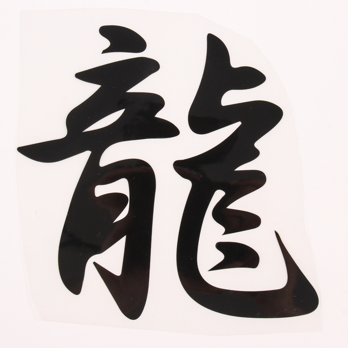 Термонаклейка «Иероглиф дракон», 16×17.5 см, набор 10 шт. - Фото 1