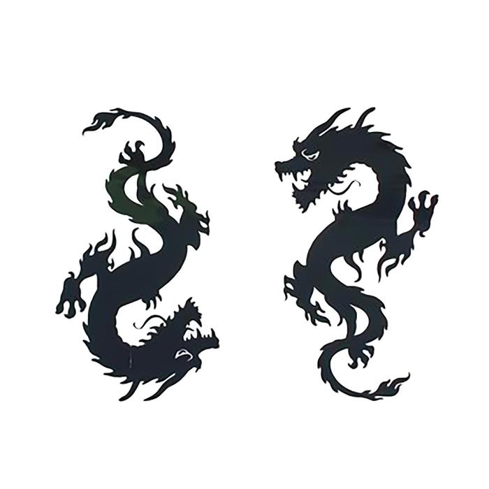 Термонаклейка «Дракон», набор 10 шт. - Фото 1