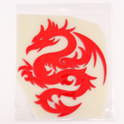 Термонаклейка «Дракон», цвет красный, набор 10 шт. - Фото 2