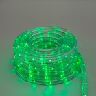 LED шнур 13 мм, круглый, 20 м, чейзинг, 2W-LED/м-24-220V, с контролл. 8р, зеленый - Фото 3