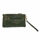 Клатч "Вера" 1 отдел, наружный карман, с ручкой, ремешок, цвет темно-зеленый - Фото 4