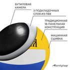 Мяч волейбольный ONLYTOP «Россия», ПВХ, машинная сшивка, 18 панелей, р. 5 - фото 8228080