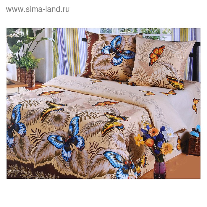 Постельное бельё дуэт Миланика Эйфория 215*143 см 2 шт., 220*240 см, 70*70 см 2 шт. - Фото 1