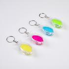 Фонарик брелок для ключей на кольце «Рыбка», 1 режим, 2×AG13, 3.5×5.5 см, МИКС - Фото 2