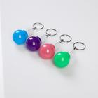 Фонарик брелок для ключей на кольце «Лампочка», 1 режим, 2×AG13, 4.5×2.5 см, МИКС - Фото 1