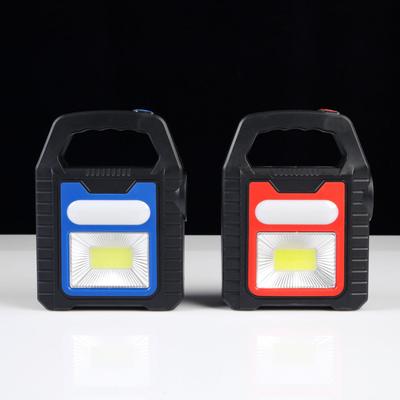 Фонарь аккумуляторный ручной, 10 Вт, 1200 мАч, от солнечной батареи, 3 режима