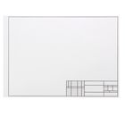 Папка для черчения А3, 7 листов, блок 160 г/м², с горизонтальным штампом - Фото 3