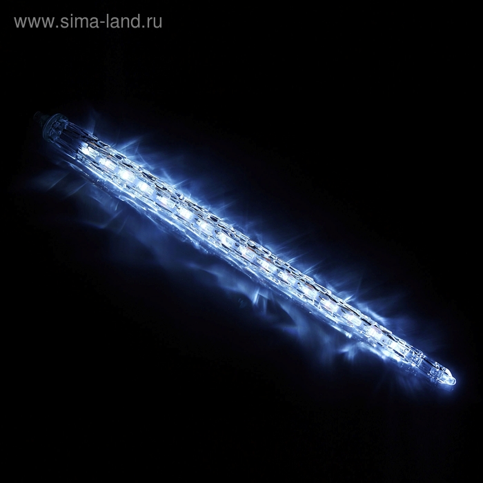 СОСУЛЬКА РИФЛЕНАЯ SPEC, IP44, D:4 см, В:50 см, LED(SMD)-30-220V, БЕЛЫЙ - Фото 1