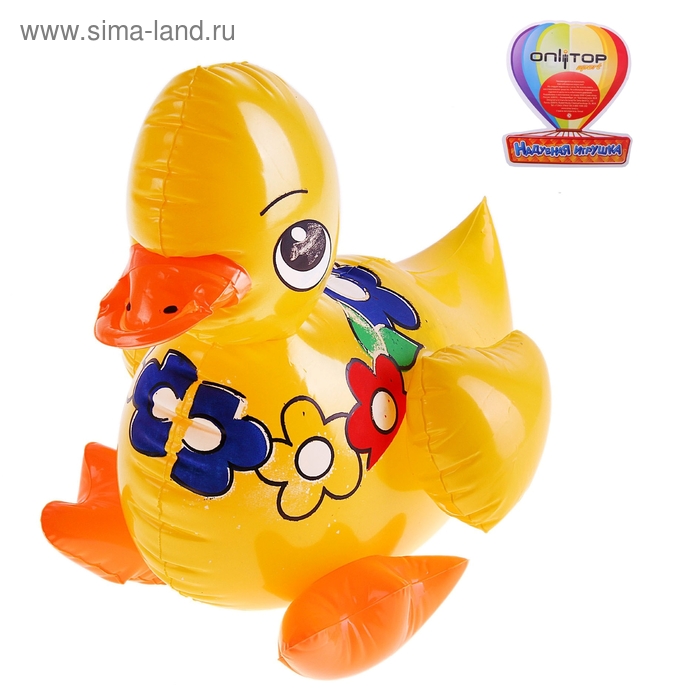 Игрушка надувная "Утенок" 25 см - Фото 1