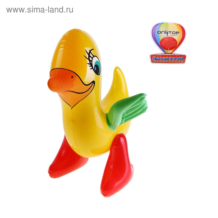 Надувная игрушка «Утёнок», 50 см - Фото 1