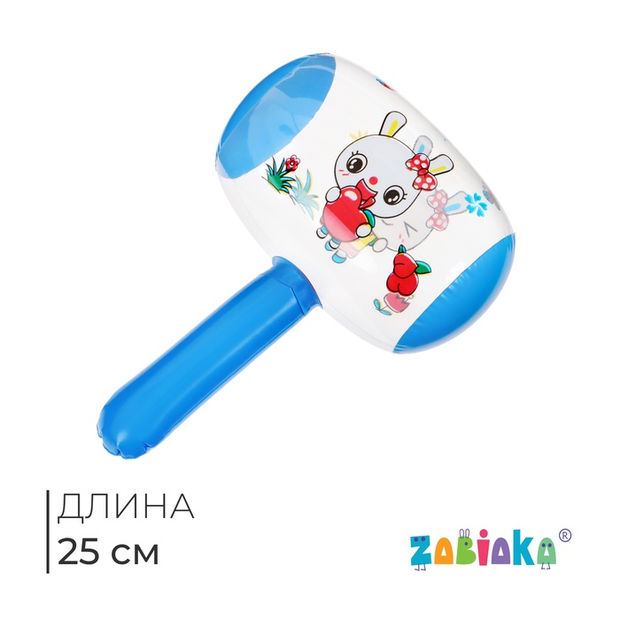 Игрушка надувная «Молоток», со звуком, 25 см, цвет МИКС - Фото 1
