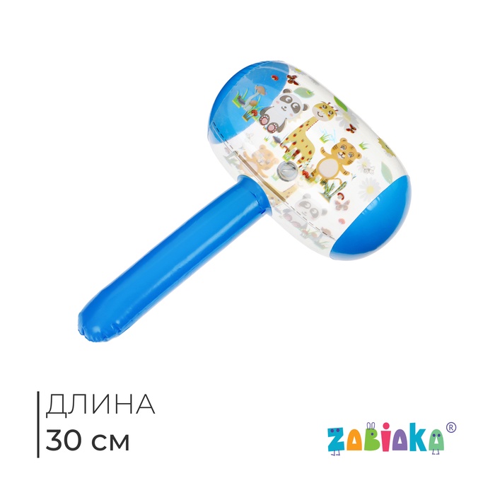 Игрушка надувная «Молоток», со звуком, 30 см, цвет МИКС - Фото 1