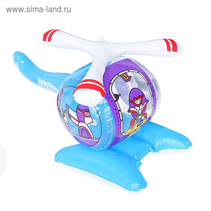 Игрушка надувная «Вертолёт», 20 х 40 см - Фото 1