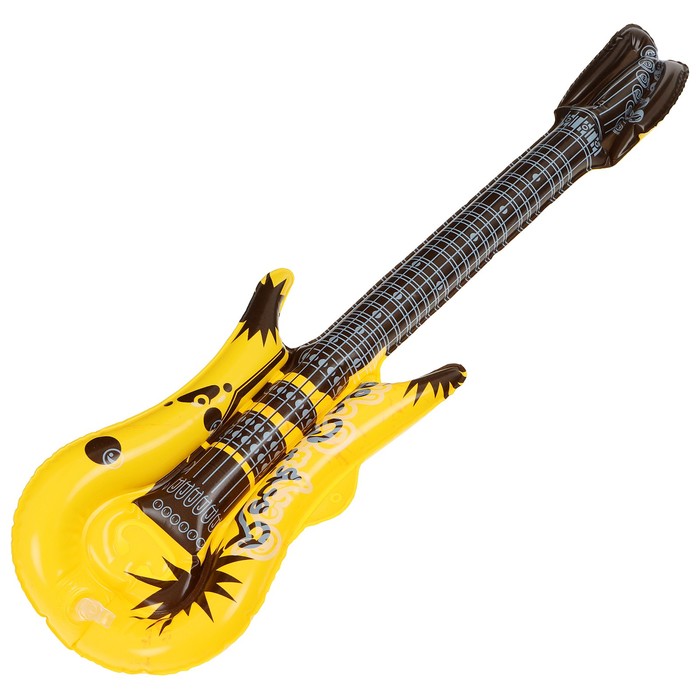 Игрушка надувная «Гитара», 50 см, цвета МИКС - фото 1911174060