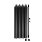 Карандаш чернографитный твёрдость НВ, корпус чёрный, заточенный, со стразой из акрила, МИКС - Фото 3