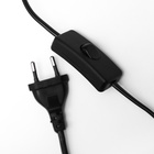 Настольная лампа с абажуром RISALUX 16199/1, E14, 40 Вт, сине-серый, 17×17×28 см - Фото 8