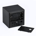 Часы - будильник электронные «Цифра», настольные, с термометром, деревянные, 6.5 см, от батареек ААА, USB - Фото 6