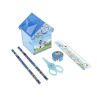 Настольный набор, детский, «Домик» из 6 предметов: подставка, ножницы, линейка, 2 карандаша, точилка, МИКС - Фото 2