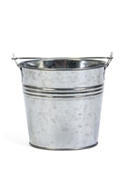 Декоративное кашпо для цветов «Ведёрко альма», 500 мл, d=10 см, h=9.4 см, металлическое - Фото 2