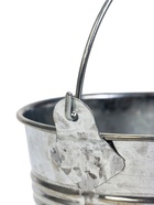 Декоративное кашпо для цветов «Ведёрко альма», 500 мл, d=10 см, h=9.4 см, металлическое - Фото 4