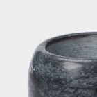 Ступка с пестиком Magistro «Мрамор», натуральный камень, 10×10 см, серая - Фото 5