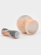 Ступка с толкушкой «Мрамор», из натурального камня, коричневая - Фото 6