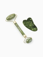 Массажер для лица, гуаша набор «Самой нежной», 14×20 см, кальцит и серпентин - Фото 5