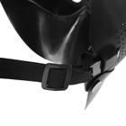 Очки-маска для езды на мототехнике, визор прозрачный, цвет черный - Фото 4