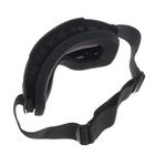 Очки-маска для езды на мототехнике, разборные, визор оранжевый, чёрные - Фото 6