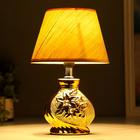 Лампа настольная 16277/1GD Е14 40 Вт золото 17×17×26 см RISALUX - Фото 3