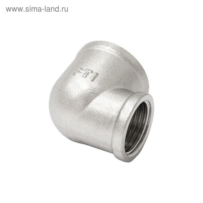 Угольник STI, 3/4" x 1/2", внутренний, никелированная латунь - Фото 1