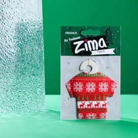 

Ароматизатор подвесной футболка Freshco "Patriot ZIMA" пряник, Ваниль МИКС