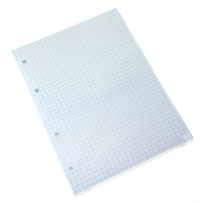 Сменный блок для тетрадей на кольцах А5, 160 листов клетка, офсет №1 60 гр/м2 белизна 100%