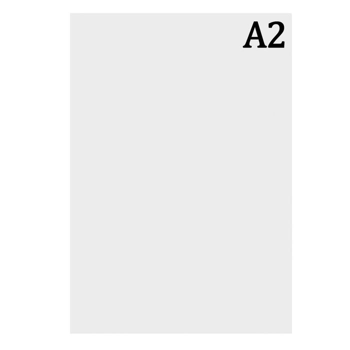 Ватман чертёжный А2, 160 г/м2 - Фото 1