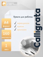 Ватман чертёжный А4, 160 г/м² - Фото 1