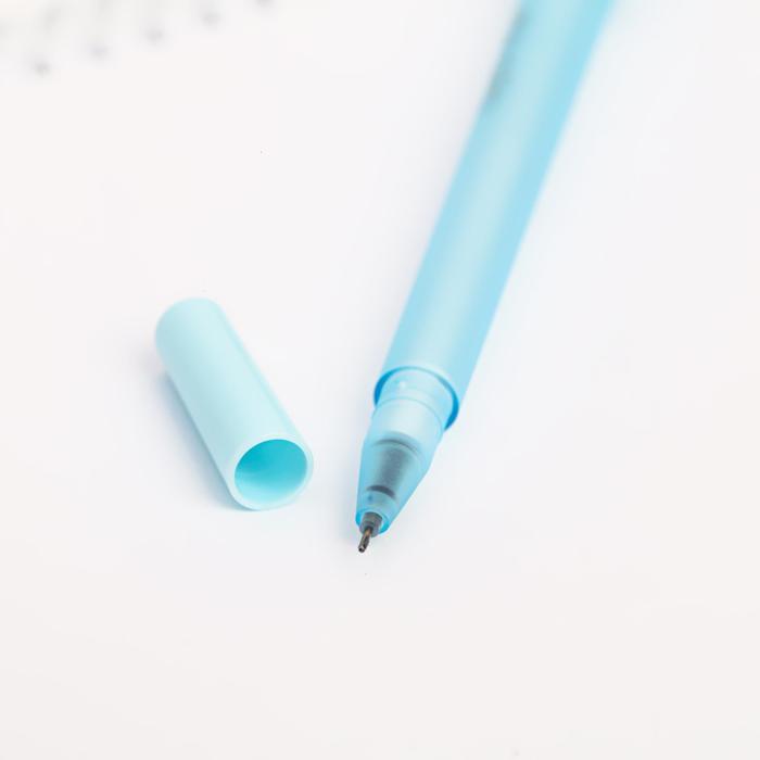 Ручка прикол шариковая синяя паста вертушка «Единороги верят в тебя» - фото 1907175324