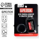 Брелок для поиска ключей «Думай как ключи», 6 х 2,8 см. - Фото 1