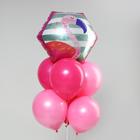 Букет из шаров «Розовый фламинго», фольга, латекс, набор 7 шт. - фото 9139002