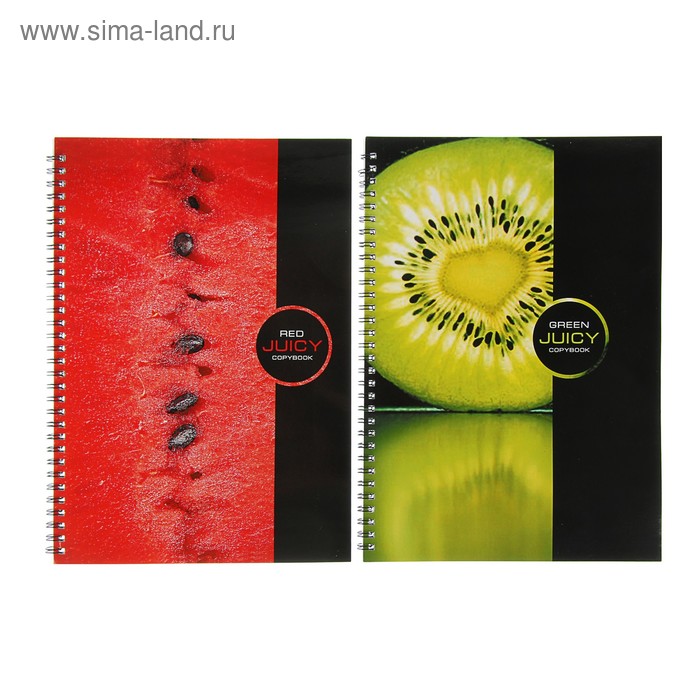 Тетрадь А4, 48 листов клетка на гребне, офсет №1 УФ-лак - Фото 1