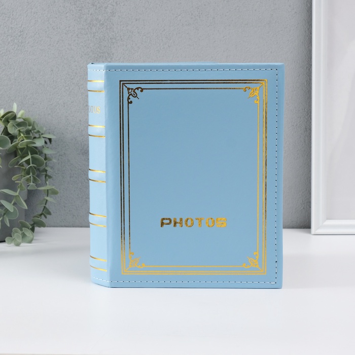 

Фотоальбом на 200 фото 10х15 см "Классика" кожзам МИКС 22,5х19х5 см