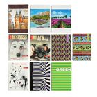 Тетрадь А4, 96 листов клетка на гребне, офсет №1, 100% обложка мелованный картон, УФ-лак, МИКС - Фото 1