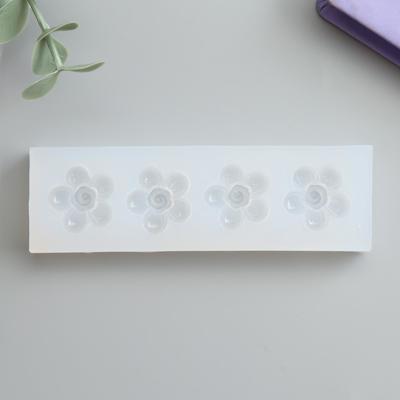 Молд силиконовый «Незабудки» 1×10×3 см