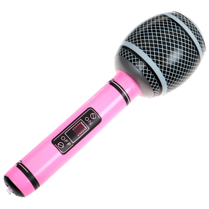 Игрушка надувная «Микрофон», 30 см, цвета МИКС - фото 1911174091