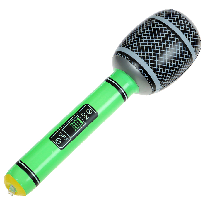 Игрушка надувная «Микрофон», 30 см, цвета МИКС - фото 1911174092