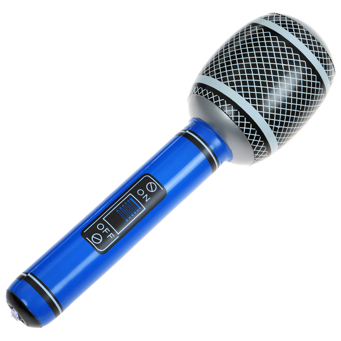 Игрушка надувная «Микрофон», 30 см, цвета МИКС - фото 1911174094