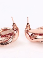 Серьги металл «Фьюче» круги плетения, цвет розовое золото - Фото 8