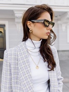 Серьги металл «Фьюче» круги плетения, цвет золото - Фото 2