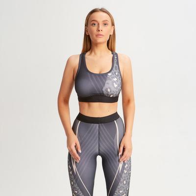 Топ женский спортивный KAFTAN "Move", р. 44, хаки/чёрный