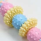 Игрушка жевательная Пижон Premium на верёвке, 5 элементов, термопластичная резина, микс - фото 60788964