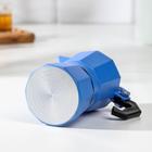 Кофеварка гейзерная «Гармония», на 12 чашек, цвет тёмно-голубой - Фото 6